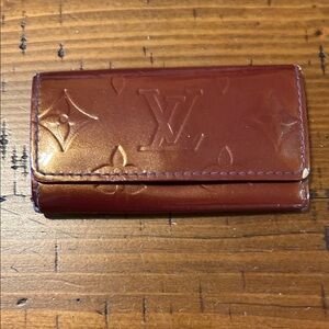 Louis Vuitton Vernis brown Gloss Key Case